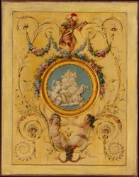 Pannello della porta del Cabinet Turc del Conte d