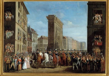 Campagna di Francia (Sesta coalizione): "Il passaggio degli alleati sovrani sul Boulevard Saint Denis il 31/03/1814"