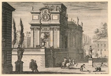 Un parco di un castello