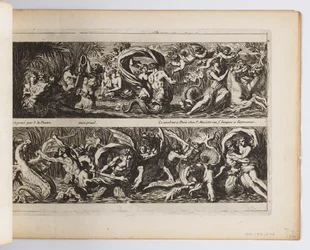 Tavola da "Frises, feuillages ou tritons marins, à la romaine"