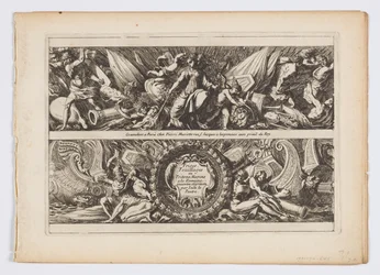 Pagina del titolo da "Frises, feuillages ou tritons marins, à la romaine"