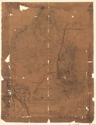 Carta topografica della proprietà di ferro di Elizabeth Furnace, Augusta Co., Va., contenente circa 6250 acri, agosto 1867. LOC 2005625144