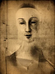 Antico ritratto in seppia