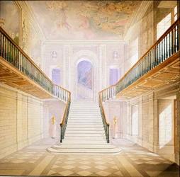 Progetto per una scala nella Painted Hall, Chatsworth
