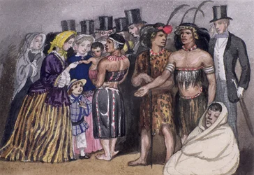 Incontro con gli Zulu a Londra, 1853