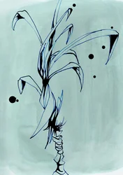 Disegno minimalista di una pianta