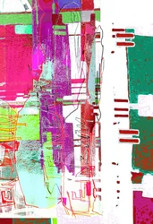 Astratto glitch vivace