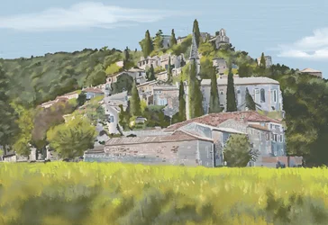 Un incantevole paesino di collina