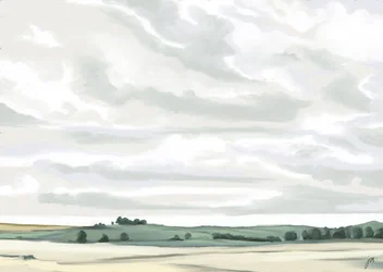 Paesaggio rurale sereno