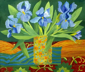 Iris, 2014 (acrilico su tela)