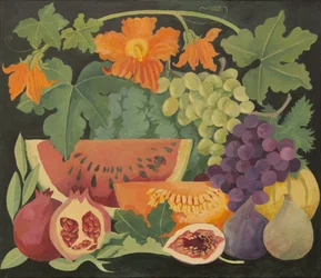Frutta mista e fiori di melone