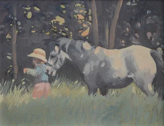 Caroline e Rosie il Pony