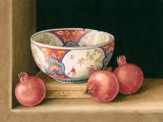 Melograno e ciotola