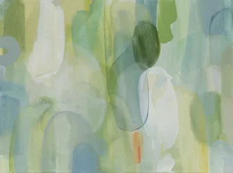 Verde e blu: astratto