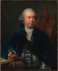 Lo scultore Jacques-François-Joseph Saly