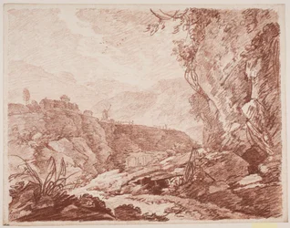 Paesaggio fantastico italiano