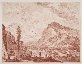 Paesaggio fantastico italiano