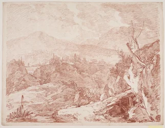 Paesaggio fantastico italiano