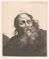 Ritratto di Socrate (serie: Busti di filosofi e re)