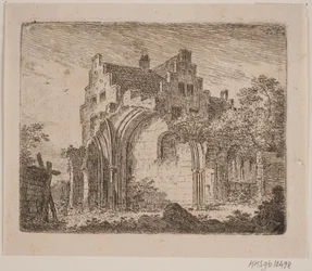 Rovina di un edificio monastico