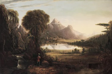 La valle felice, da Rasselas, il principe che medita la sua fuga