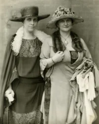 Mrs Coolidge e la sua amica Mrs Frances Parkinson Keyes