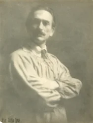 Lo scultore Frank Chamberlin di ? Pasadena, precedentemente di 292 Fifth Ave, ho affittato il suo studio, c.1918-20