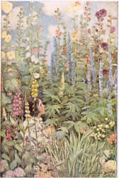 Un bambino tra i fiori selvatici, da 