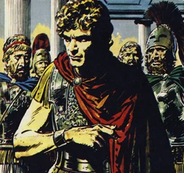 Alessandro era un tiranno, che pagava o uccideva chi gli si opponeva (litografia a colori)