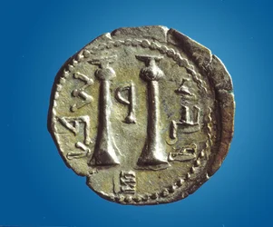 Moneta dalla Rivolta di Bar Kochba, 134-135