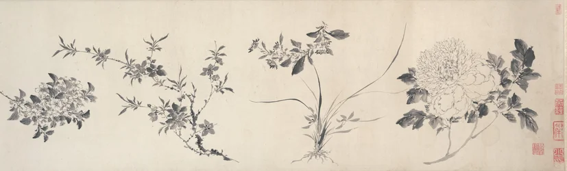 Fiori delle quattro stagioni, dinastia Ming