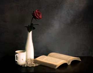 Libro "Rose Coffee" - Natura morta