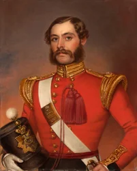 Tenente William Munro, 39° Reggimento di Fanteria (Dorsetshire), c.1844