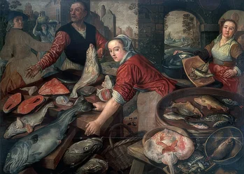 Mercato del pesce, 1570