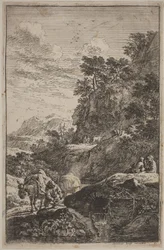 Paesaggi nello stile di Salvator Rosa