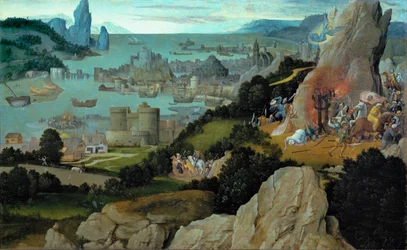 Martirio di Santa Caterina (dipinto su legno di quercia)