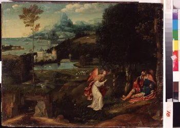 Paesaggio con san Rocco