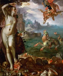Perseo libera Andromeda