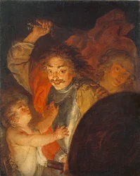 Marte, Venere e Cupido Allegoria della Rabbia
