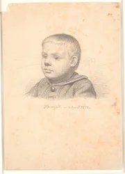 Ritratto di ragazzo, 3/4 profilo a sinistra