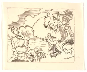 Cavaliere in pelle di cervo