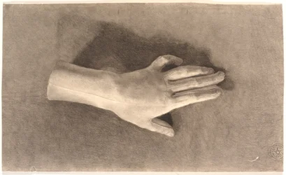 Studio di mano in gesso