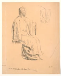 Studio di Cristo seduto