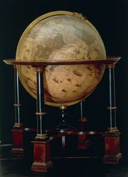Globo terrestre di Joan Blaeu