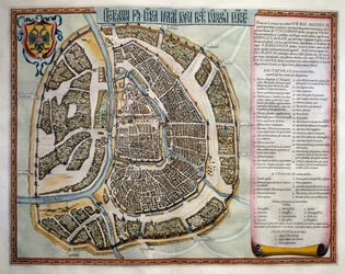 Mosca, Volume II, Atlas Maior, di Joan Blaeu (1596-1673), incisione su rame, Amsterdam