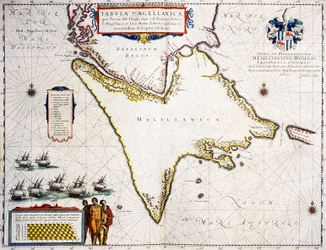 Tabula Magellanica: mappa dello stretto di Magellano