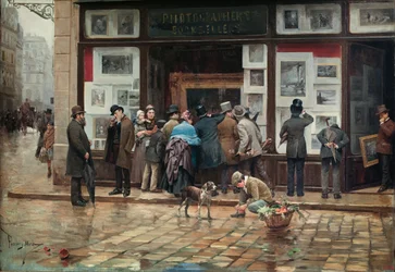 Esposizione pubblica di un quadro