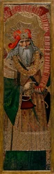 Davide - Dipinto di Joan Gasco (attivo 1500-1529) - c. 1500 - Tempera su pannello - 210,8x60 - Museo Nazionale d
