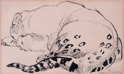 Schizzo, leopardo, zoo di Londra 2005