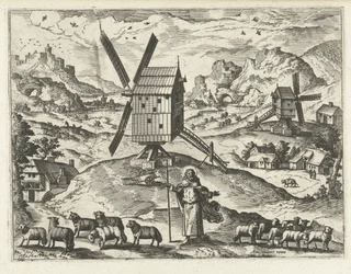 Paesaggio con Cristo come Buon Pastore (Landschappen, zeegezichten en fantasierijke stadsgezichten)